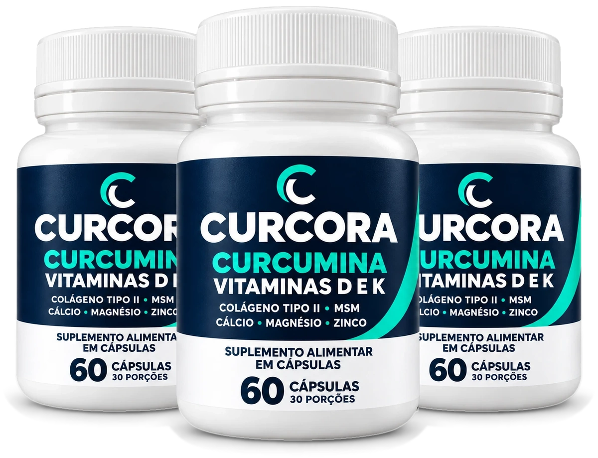 Kit Curcora com 3 potes