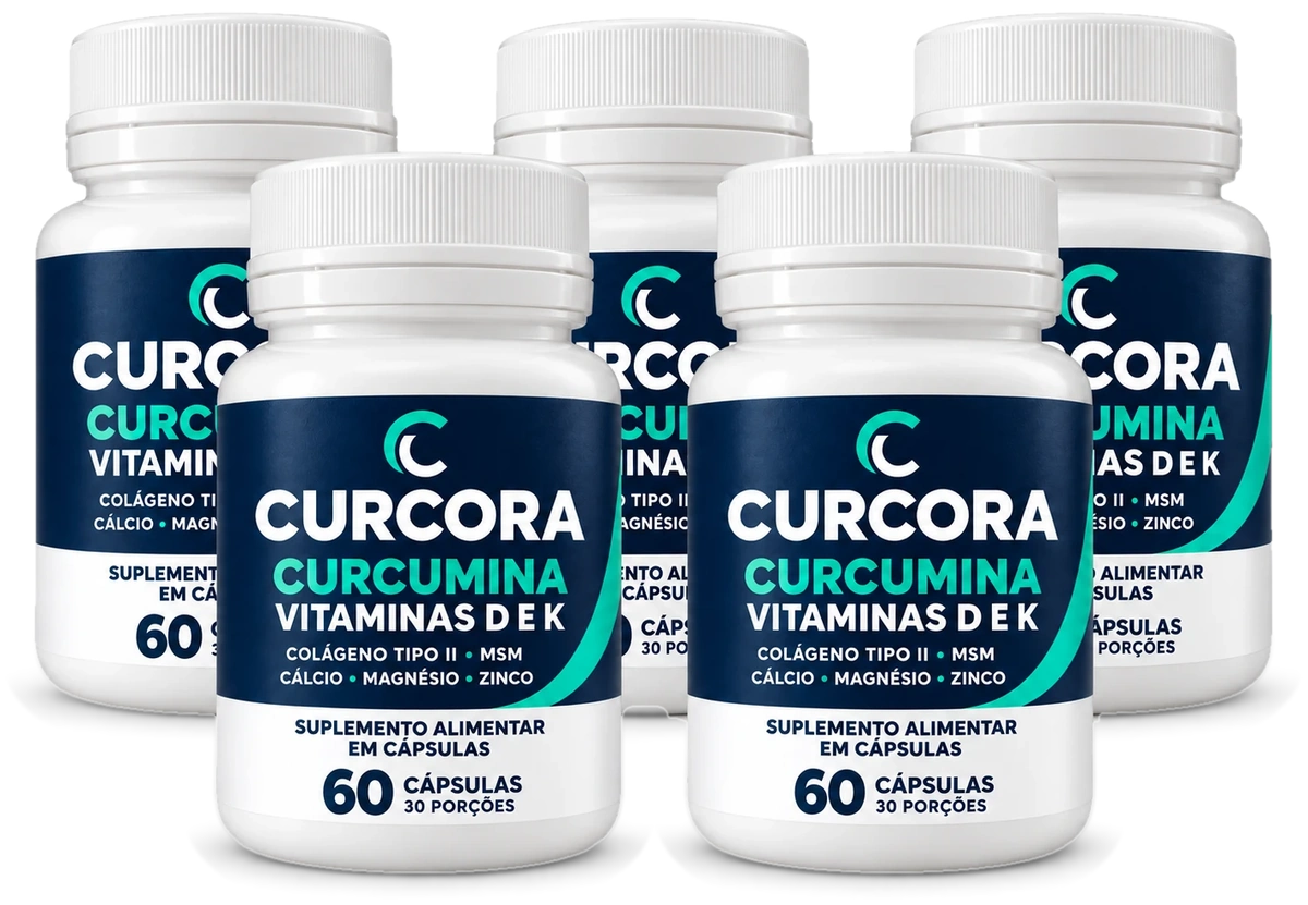 Kit Curcora com 5 potes